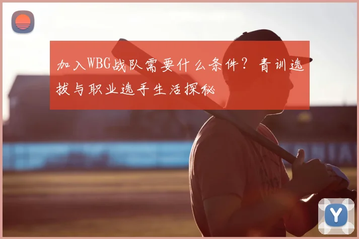 加入WBG战队需要什么条件?青训选拔与职业选手生活探秘