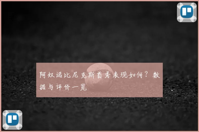 阿奴诺比尼克斯首秀表现如何？数据与评价一览