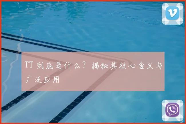TT 到底是什么？揭秘其核心含义与广泛应用