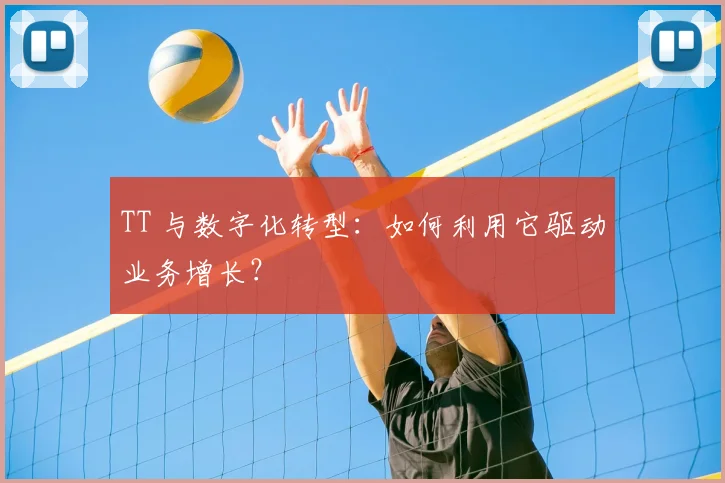 TT 与数字化转型：如何利用它驱动业务增长？